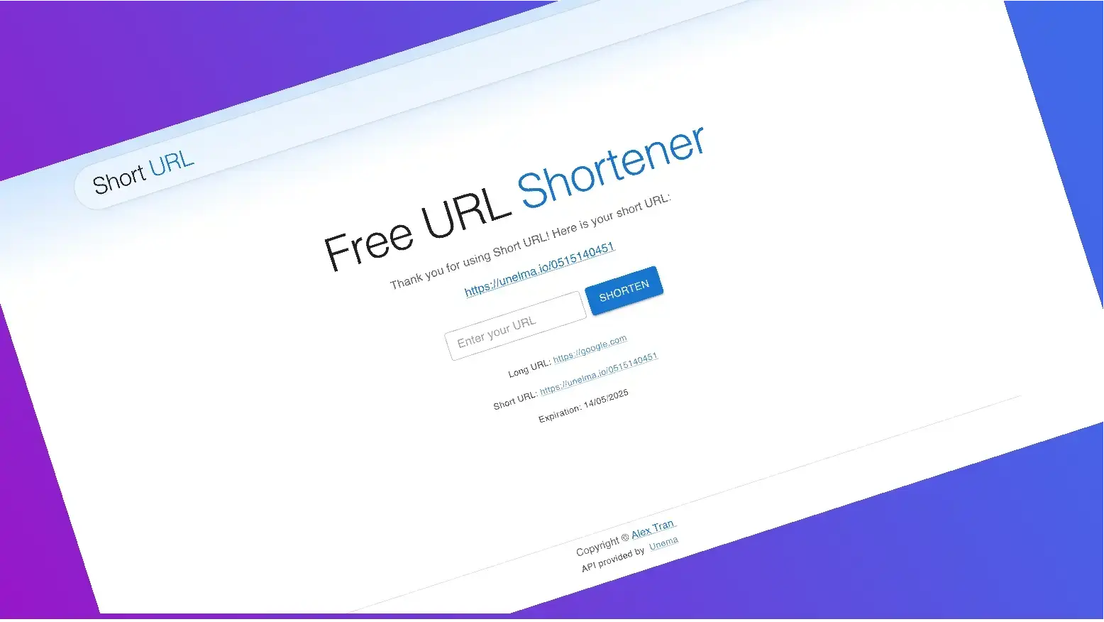 URL Shortener thumbnail